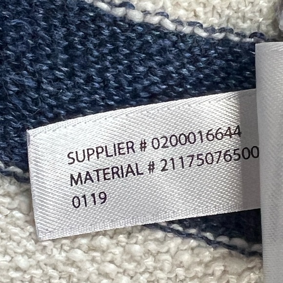 Polo by Ralph Lauren Linen Cotton Grunge Boho Striped Sweater Women's Sz: LG - Picture 7 of 11